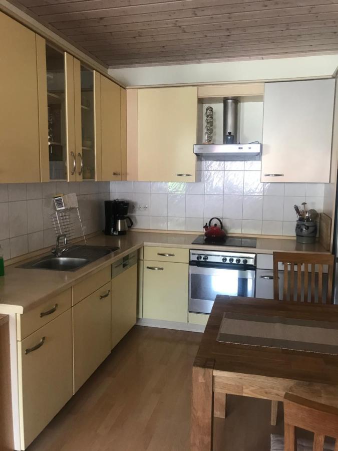Ferienwohnung Am Gruenen Band Hellingen Exteriör bild