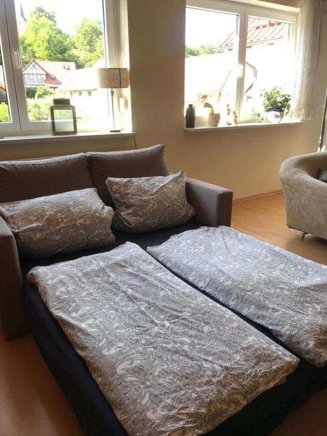 Ferienwohnung Am Gruenen Band Hellingen Exteriör bild
