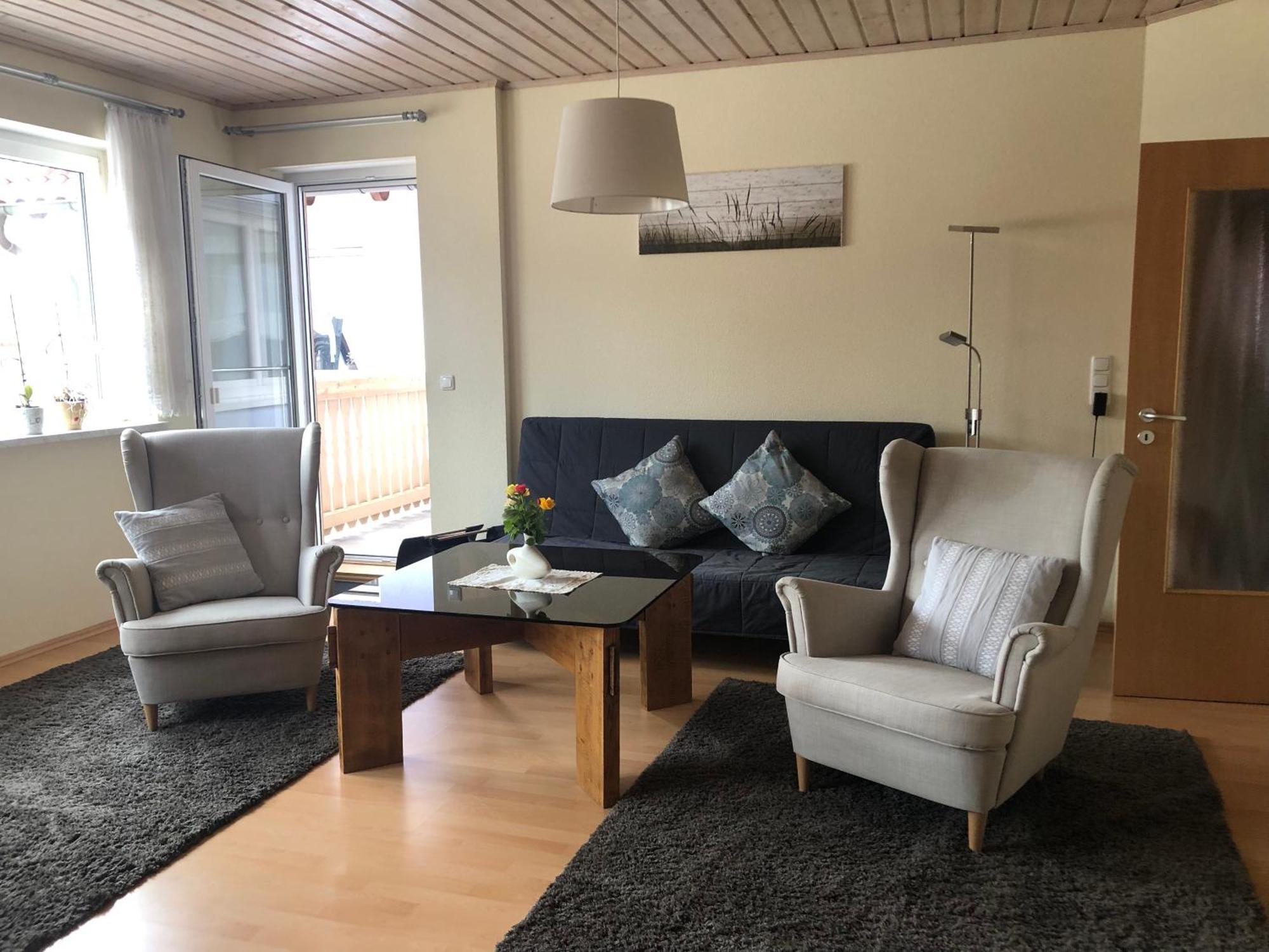 Ferienwohnung Am Gruenen Band Hellingen Exteriör bild