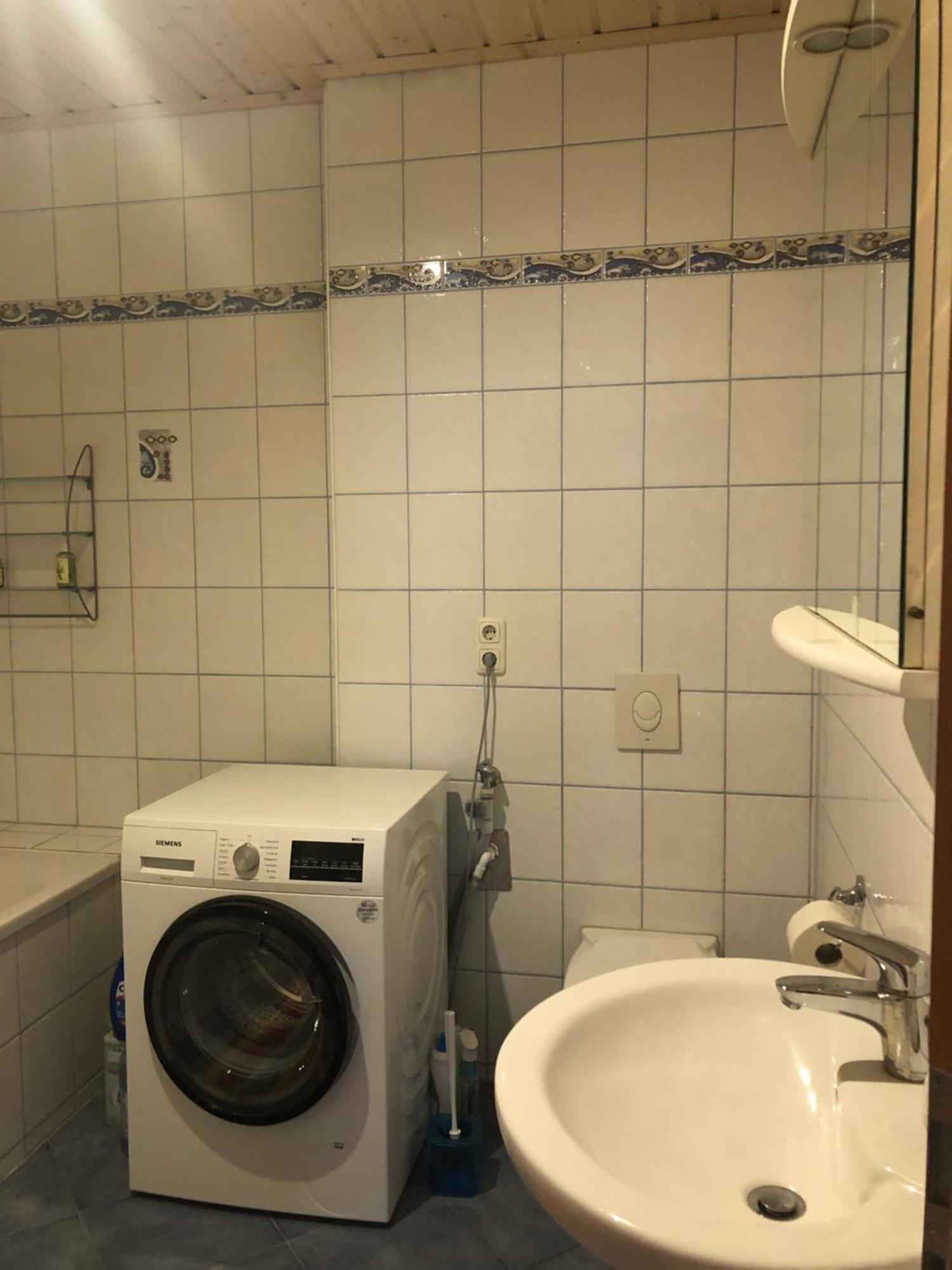 Ferienwohnung Am Gruenen Band Hellingen Exteriör bild