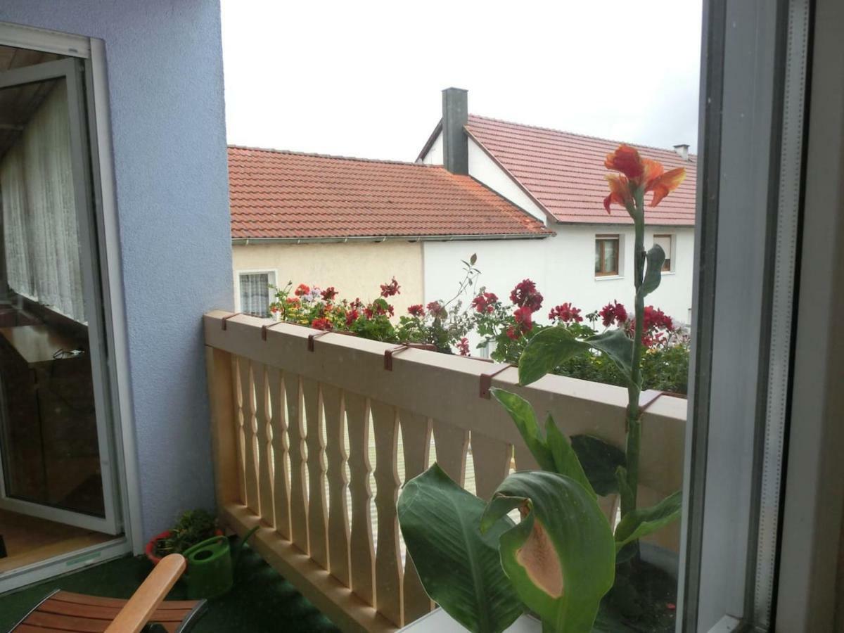 Ferienwohnung Am Gruenen Band Hellingen Exteriör bild