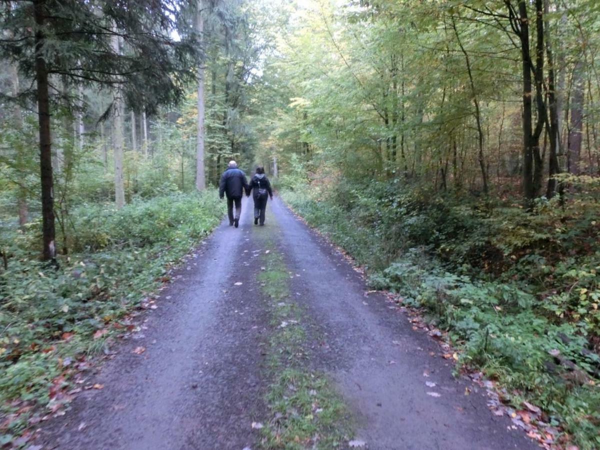 Ferienwohnung Am Gruenen Band Hellingen Exteriör bild