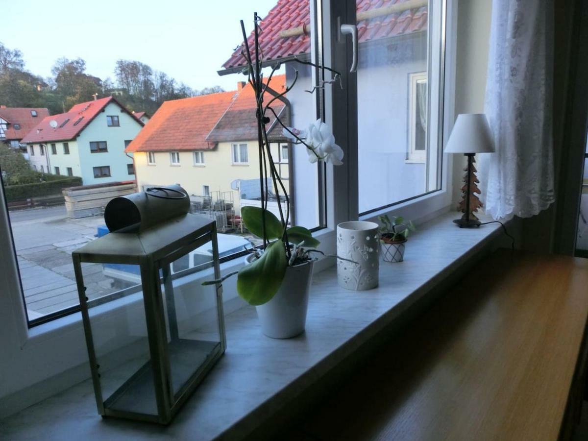 Ferienwohnung Am Gruenen Band Hellingen Exteriör bild
